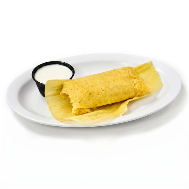 Tamal De Elote / Corn Tamale.