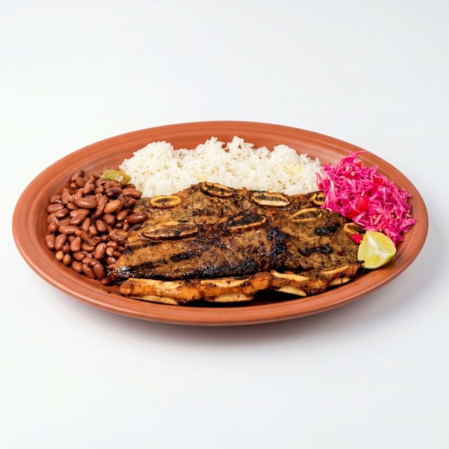 Costilla De Res Asada.